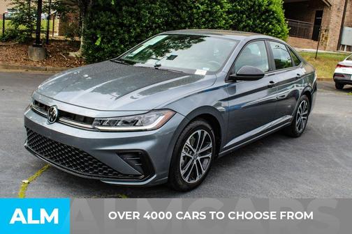 Platinum Gray Metallic 2025 Volkswagen Jetta 1.5T Sport