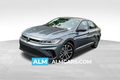 Platinum Gray Metallic 2025 Volkswagen Jetta 1.5T Sport