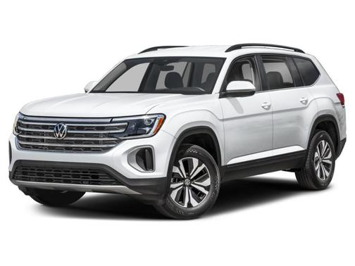 Pure White 2025 Volkswagen Atlas 2.0T SE w/Technology
