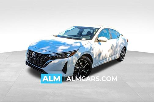 Aspen White 2024 Nissan Sentra SV