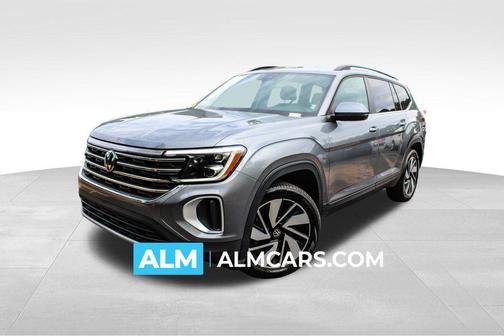 Platinum Gray Metallic 2024 Volkswagen Atlas 2.0T SE w/Technology
