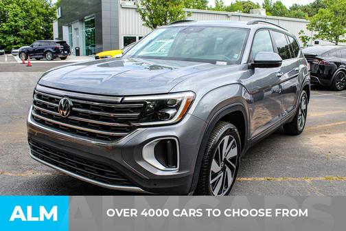 Platinum Gray Metallic 2024 Volkswagen Atlas 2.0T SE w/Technology