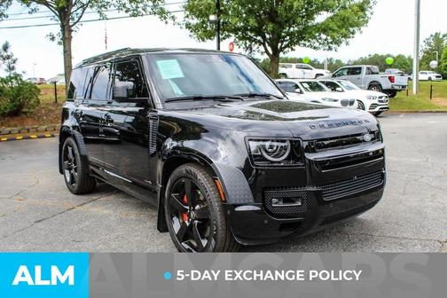 Santorini Black 2025 Land Rover Defender P400 X