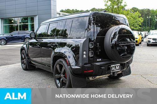 Santorini Black 2025 Land Rover Defender P400 X