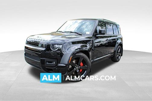 Santorini Black 2025 Land Rover Defender P400 X