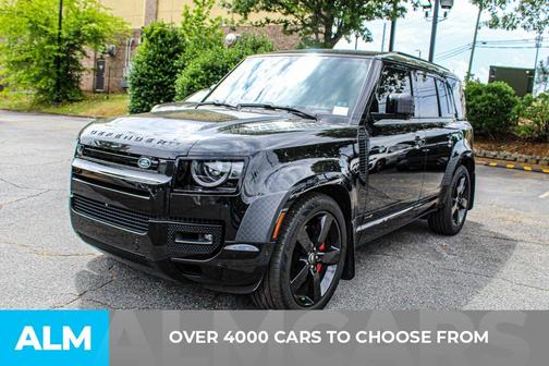 Santorini Black 2025 Land Rover Defender P400 X