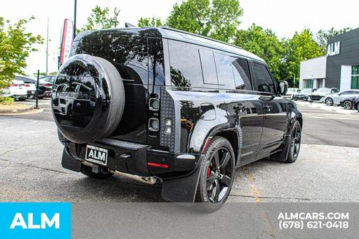 Santorini Black 2025 Land Rover Defender P400 X