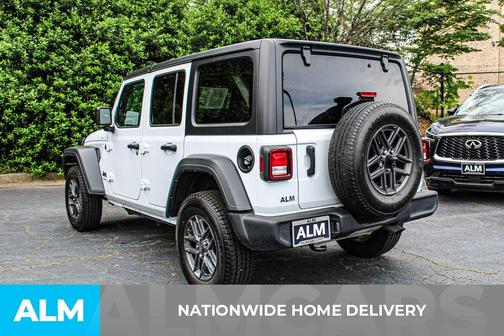 Bright White Clearcoat 2025 Jeep Wrangler Sport