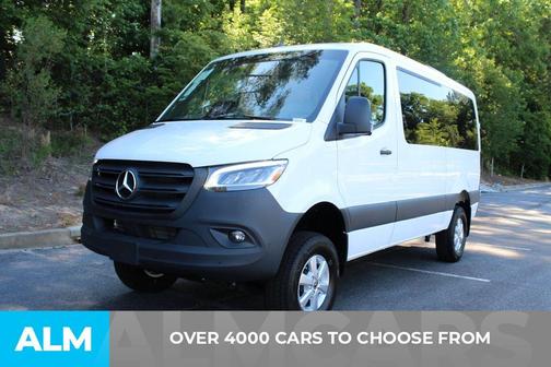 White 2025 Mercedes-Benz Sprinter 2500 144 WB Standard Roof Passenger