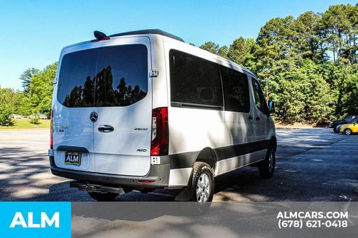 White 2025 Mercedes-Benz Sprinter 2500 144 WB Standard Roof Passenger