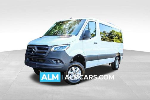 White 2025 Mercedes-Benz Sprinter 2500 144 WB Standard Roof Passenger