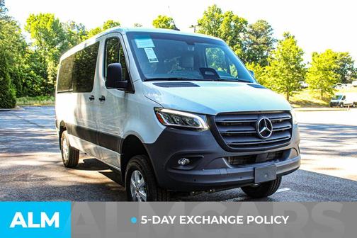 White 2025 Mercedes-Benz Sprinter 2500 144 WB Standard Roof Passenger