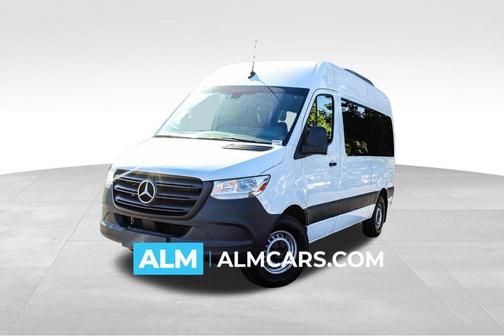White 2024 Mercedes-Benz Sprinter 2500 144 WB Standard Roof Passenger