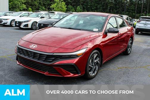 Red 2025 Hyundai ELANTRA SEL Sport