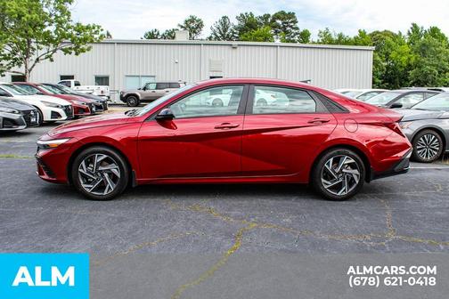 Red 2025 Hyundai ELANTRA SEL Sport