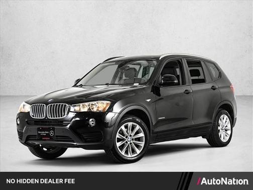 Jet Black 2017 BMW X3 xDrive28i