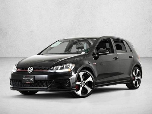 Deep Black Pearl Effect 2019 Volkswagen Golf GTI 2.0T S