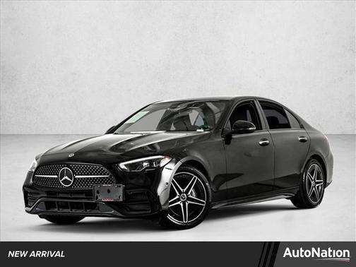 Black 2024 Mercedes-Benz C-Class C 300 4MATIC