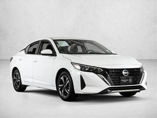 Cloud White 2025 Nissan Sentra SV