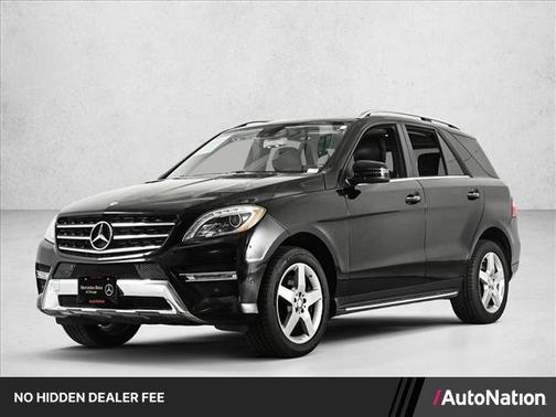 Black 2014 Mercedes-Benz M-Class ML 550 4MATIC
