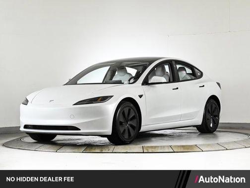 Pearl White Multi 2025 Tesla Model 3 Long Range