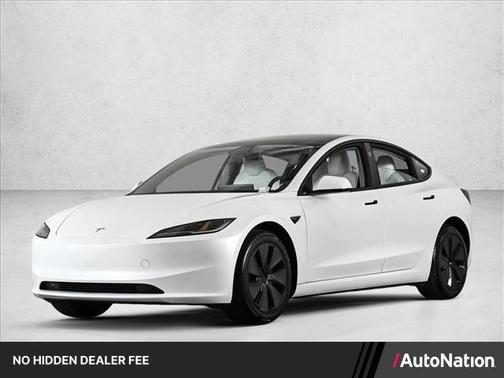 Pearl White Multi 2025 Tesla Model 3 Long Range