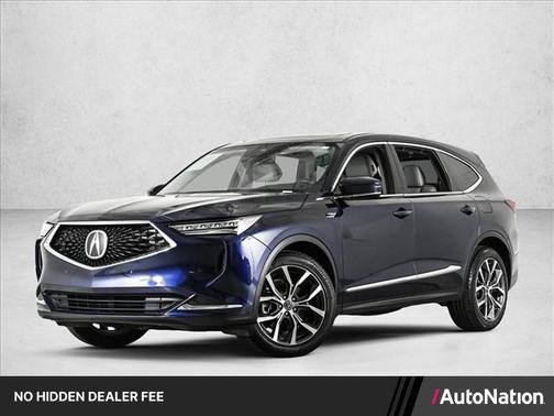 Fathom Blue Pearl 2024 Acura MDX Technology
