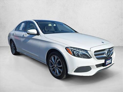 Polar White 2015 Mercedes-Benz C-Class C 300 Luxury