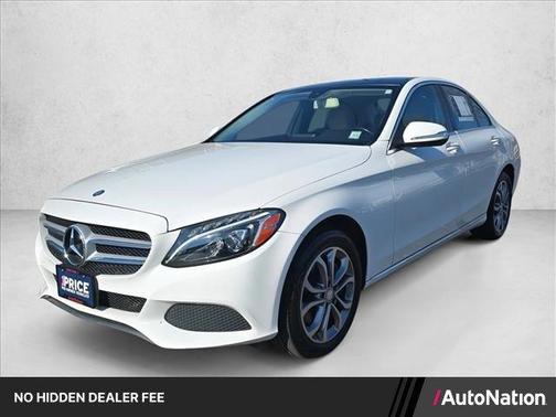Polar White 2015 Mercedes-Benz C-Class C 300 Luxury