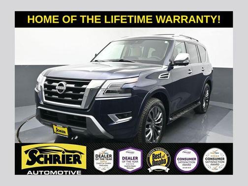 Hermosa Blue Pearl 2024 Nissan Armada Platinum 4WD
