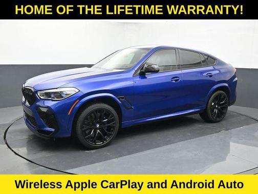 Marina Bay Blue Metallic 2021 BMW X6 M Base