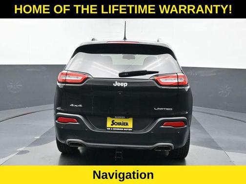 Diamond Black Crystal Pearlcoat 2018 Jeep Cherokee Limited