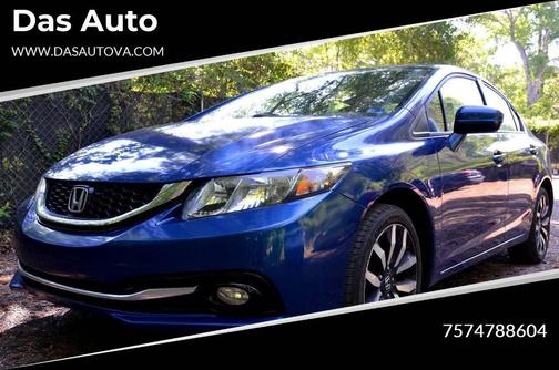 Dyno Blue Pearl 2014 Honda Civic EX-L