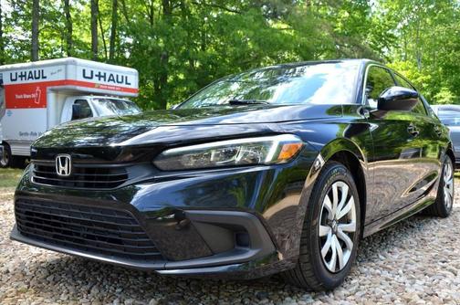 Crystal Black Pearl 2022 Honda Civic LX