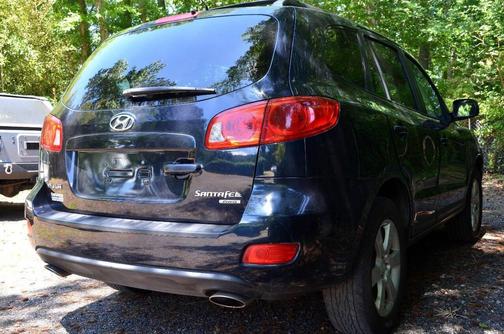Blue 2009 Hyundai SANTA FE SE