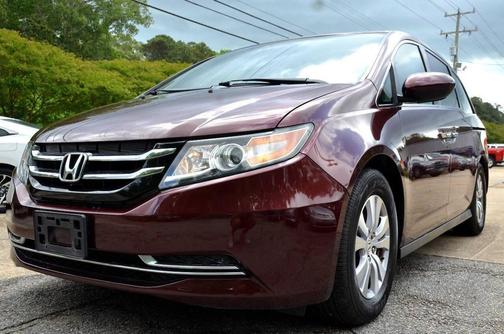 Burgundy 2015 Honda Odyssey EX