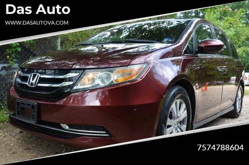 Burgundy 2017 Honda Odyssey SE