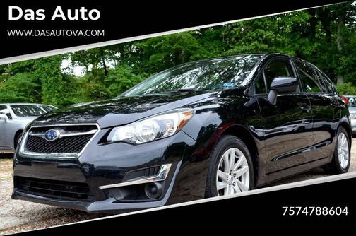 Crystal Black Silica 2016 Subaru Impreza 2.0i Premium