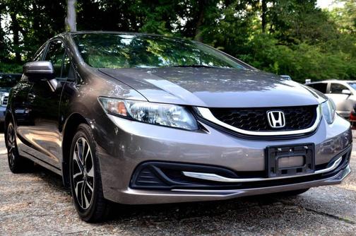 Gray 2014 Honda Civic EX