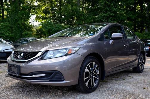 Gray 2014 Honda Civic EX