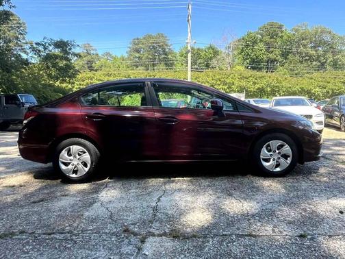Burgundy 2013 Honda Civic LX