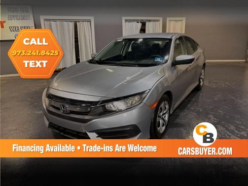 Modern Steel Metallic 2018 Honda Civic LX