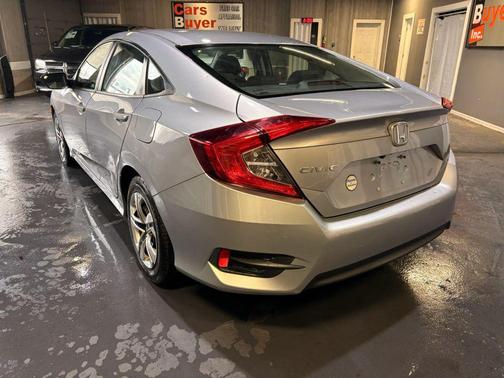 Modern Steel Metallic 2018 Honda Civic LX