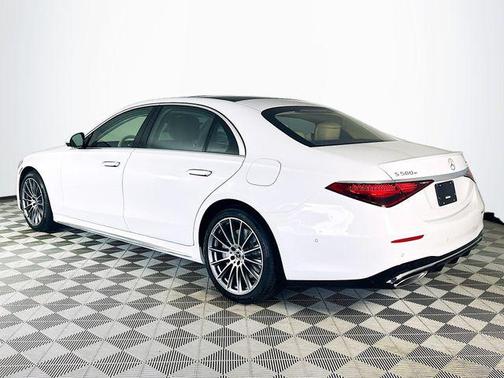 White 2026 Mercedes-Benz S-Class S 580e 4MATIC