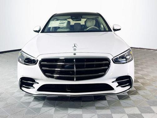 White 2026 Mercedes-Benz S-Class S 580e 4MATIC