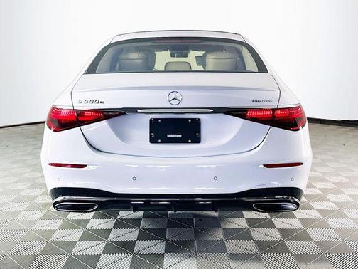 White 2026 Mercedes-Benz S-Class S 580e 4MATIC