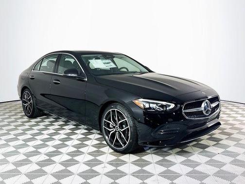 Black 2026 Mercedes-Benz C-Class C 300 4MATIC