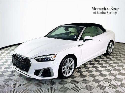 Arkona White/Black Roof 2024 Audi A5 Premium 45 TFSI S line quattro S tronic