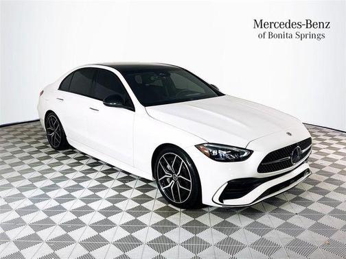 Polar White 2022 Mercedes-Benz C-Class Sedan