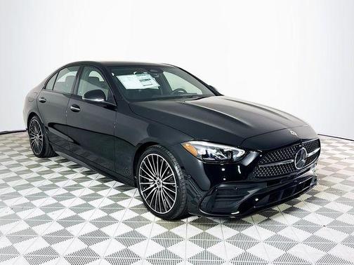Black 2026 Mercedes-Benz C-Class C 300 4MATIC